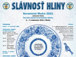 Read more about the article Slávnosti hliny – hráme koncert a Hrnčiarsky bál v Modre – 3.9.2021 – 18:15 a 21:00