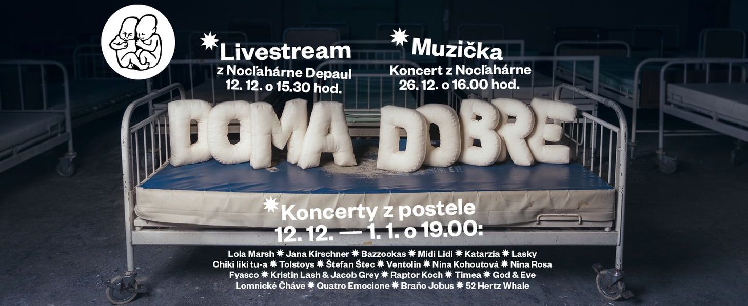 Read more about the article Doma dobre 2021 aj s Muzičkou! Pozrite si náš koncert online – 26.12.2021 o 16:00