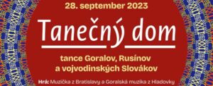 Read more about the article Otvárací Tanečný dom novej sezóny 2023 – V klub – 28.9.2023 – 20:00