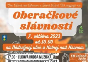 Read more about the article Oberačkové slávnosti Kalná nad Hronom – 7.10.2023 – 17:00